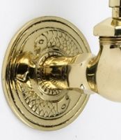 Polished Brass Hedgehog Garden Tap