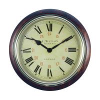 "Portobello Road" Vintage Wooden Clock