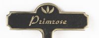 Primrose Brass Garden Plant Marker