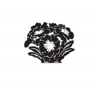 Close-Up of Primrose Topper for Weathervane