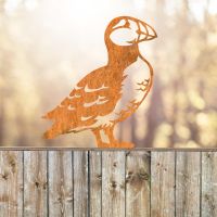 Puffin Sheet Steel Fence Topper in Rustic Finish