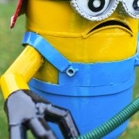 Close-Up of Facial Expression on Henchman Sculpture