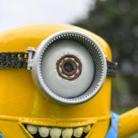 Close-Up of Recycled Metal Materials