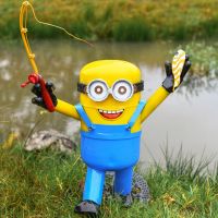 Recycled Metal Proud Fisherman Henchman Sculpture