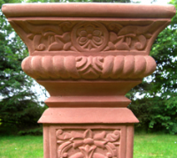 King George Red Stone Sundial Column