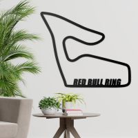 Red Bull Ring Motorsport Race Track Wall Art in Situ in the Sitting Room