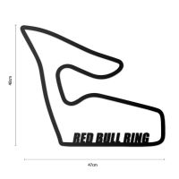 Red Bull Ring Motorsport Race Track Wall Art Dimensions 