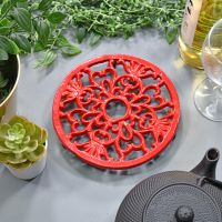 Cast Iron Round Trivet in Situ in the Home
