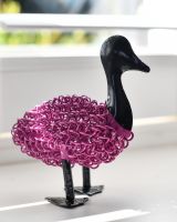 "Remi" the Recycled Metal Duck - Purple