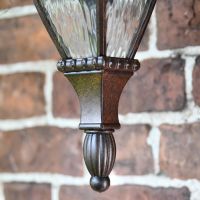 Bottom Finial on the Wall Lantern