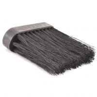 Replacement Oblong Fireside Brush in Black