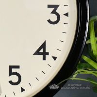 Retro Cream Analogue Wall Clock