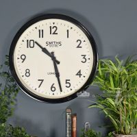 Retro Inspired Wall Clock With Smiths Logo