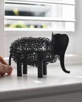 Scale image of scrap metal art sculpture