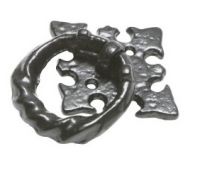 Ridged Blacksmith style Cabinet handle