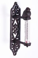 "Chiff Chaff House" Iron Garden Thermometer
