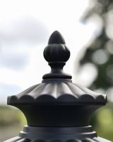 Rochefort Pillar Light Finial Close Up