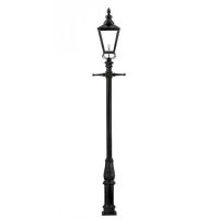 Rochester High Mast Column And Lantern with a Black Lantern