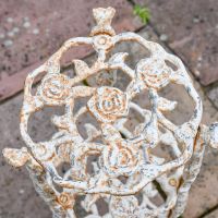 Rose Design on the top of the Table 