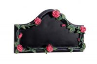Red Rose Hand Painted Double Sided House Name Sign