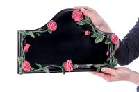 Red Rose Hand Painted Double Sided House Name Sign
