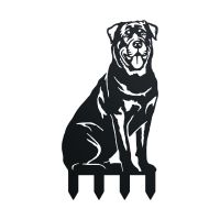 Rottweiler Silhouette in a Black Finish