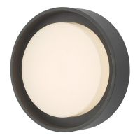 Round Wall Light in a Anthracite Finish