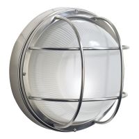 Round Bulk Head Inspired Garden Wall Light