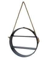 Rope Hanging Circular Shelf