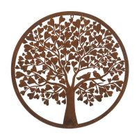 Round Heart Tree Rustic Wall Art