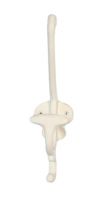 "Trois" Cream Hat and coat hook single 3 prong