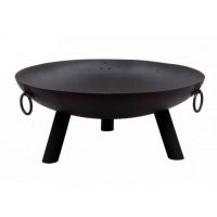 Round Steel Fire Bowl with Stand