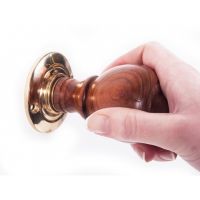 Hardwood Round Wooden Door Knobs
