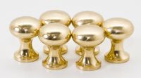 “Wythenshawe Regency” Solid Brass Mushroom Door Knobs