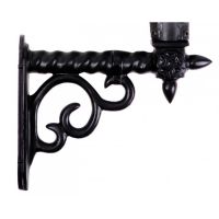 Ornate Wall Bracket Finished in Black