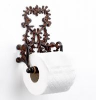 “Juliette” Rustic Heart design Toilet roll holder