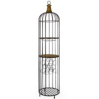 Bird Cage Shelving Unit in a Rustic Finish