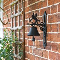 Rustic Cast Iron Angel Garden Bell