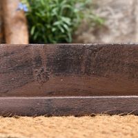 Close-up of the Rustic Finish on the Boot Scraper