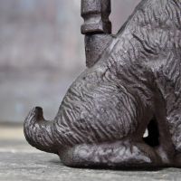 Close-up of the Detail on the Tail of the Dog