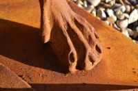 “Resbridger” Cast Iron Dog sculpture 