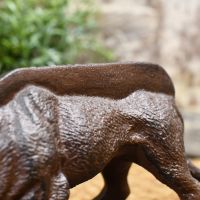 Close-up of the Rustic Brown Finish