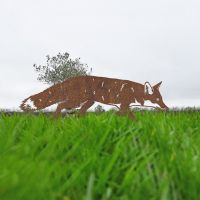 Rustic Fox Silhouette in Situ 