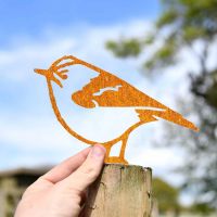 Scale Shot of Rustic Goldcrest Steel Fence Topper