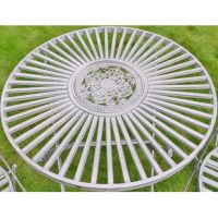 Round Table Finished in a Shabby Chic Grey
