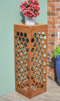 Rustic Honeycomb Decorative Garden Column