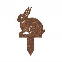 Leveret Hare Silhouette in a Rustic Finish