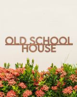 Rustic Modern Minimalist House Name Sign