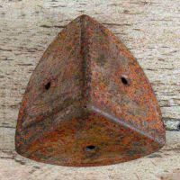 Table corner Protector Finishes In A Rustic Steel