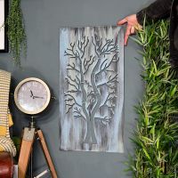 Rustic Tree Wall Art to Scale
